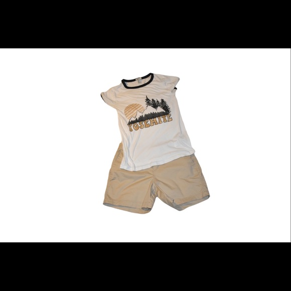 Old Navy High Waisted Everyday chino shorts like new cute comfy size 0 - Picture 5 of 10